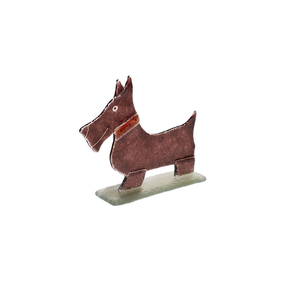 Glass Scottie Dog