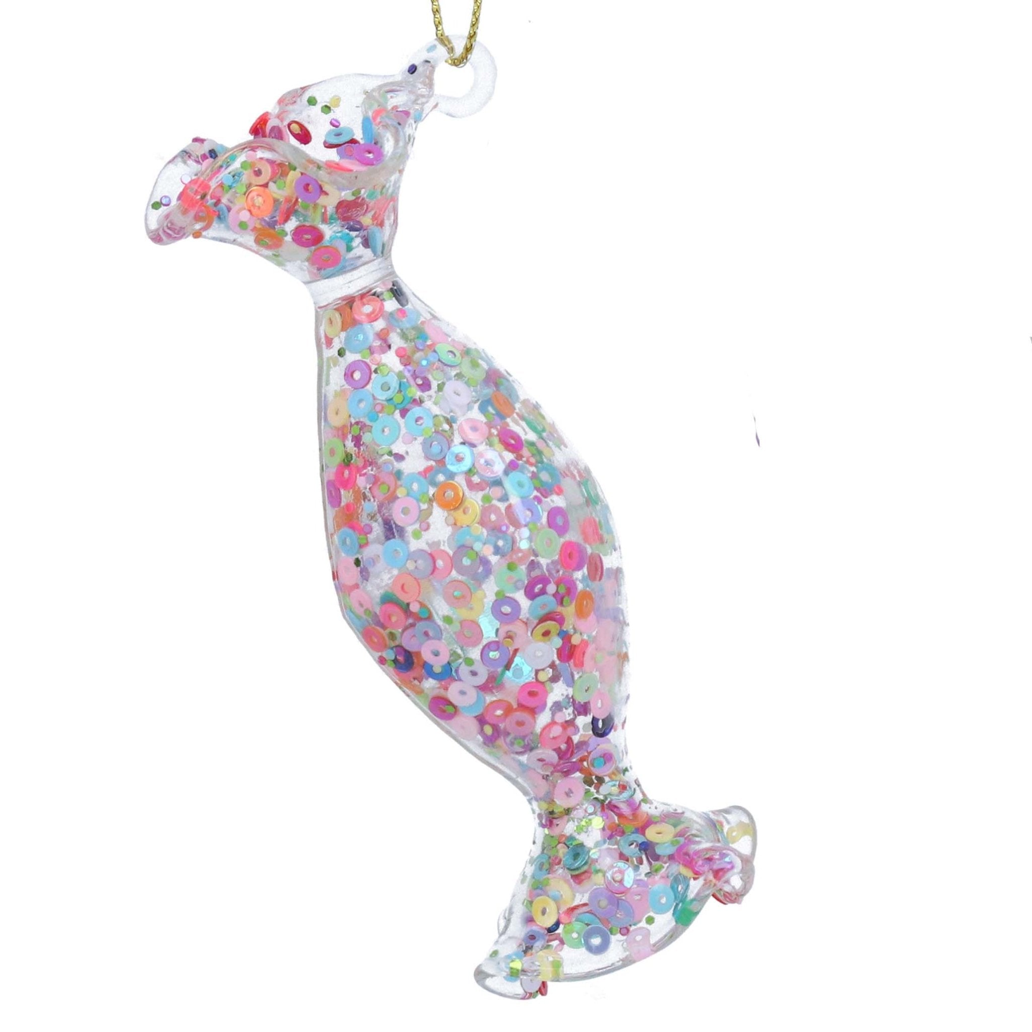 Glass Sweetie Decorations, Confetti