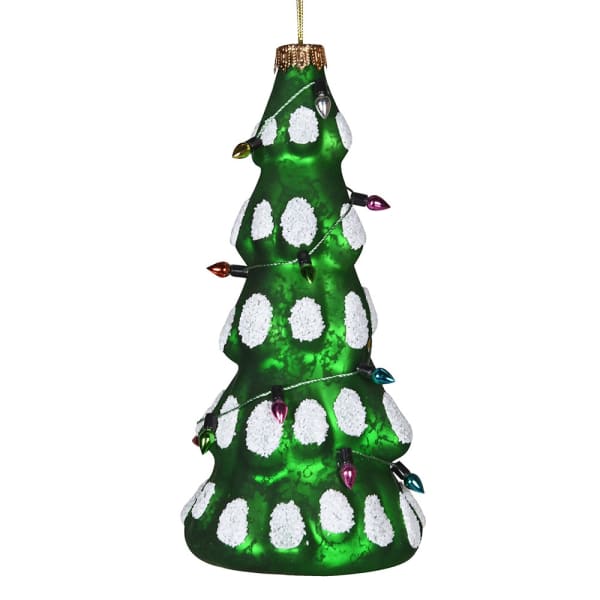 Glass Tree Bauble with Fairy Lights