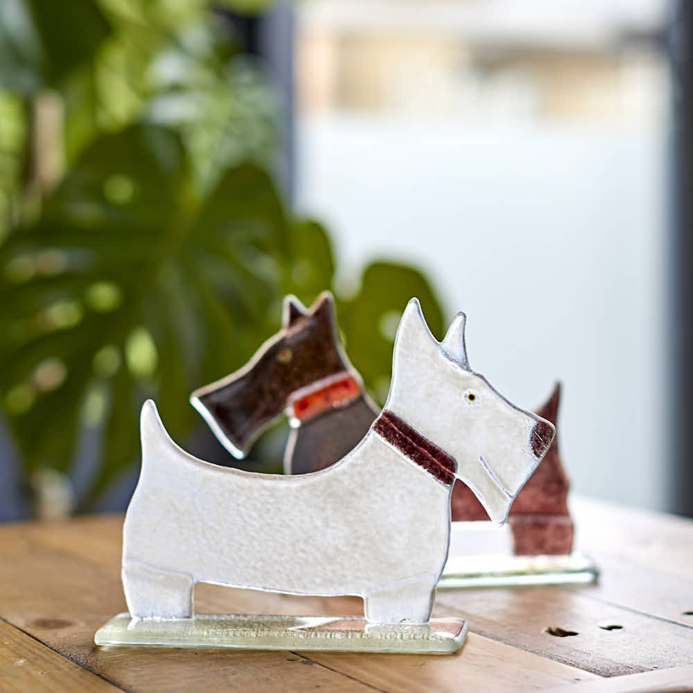 Glass Westie Dog - Angela Reed -