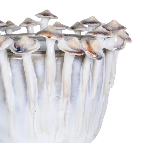 Glazed Fungi Vase