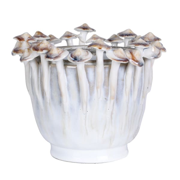 Glazed Fungi Vase