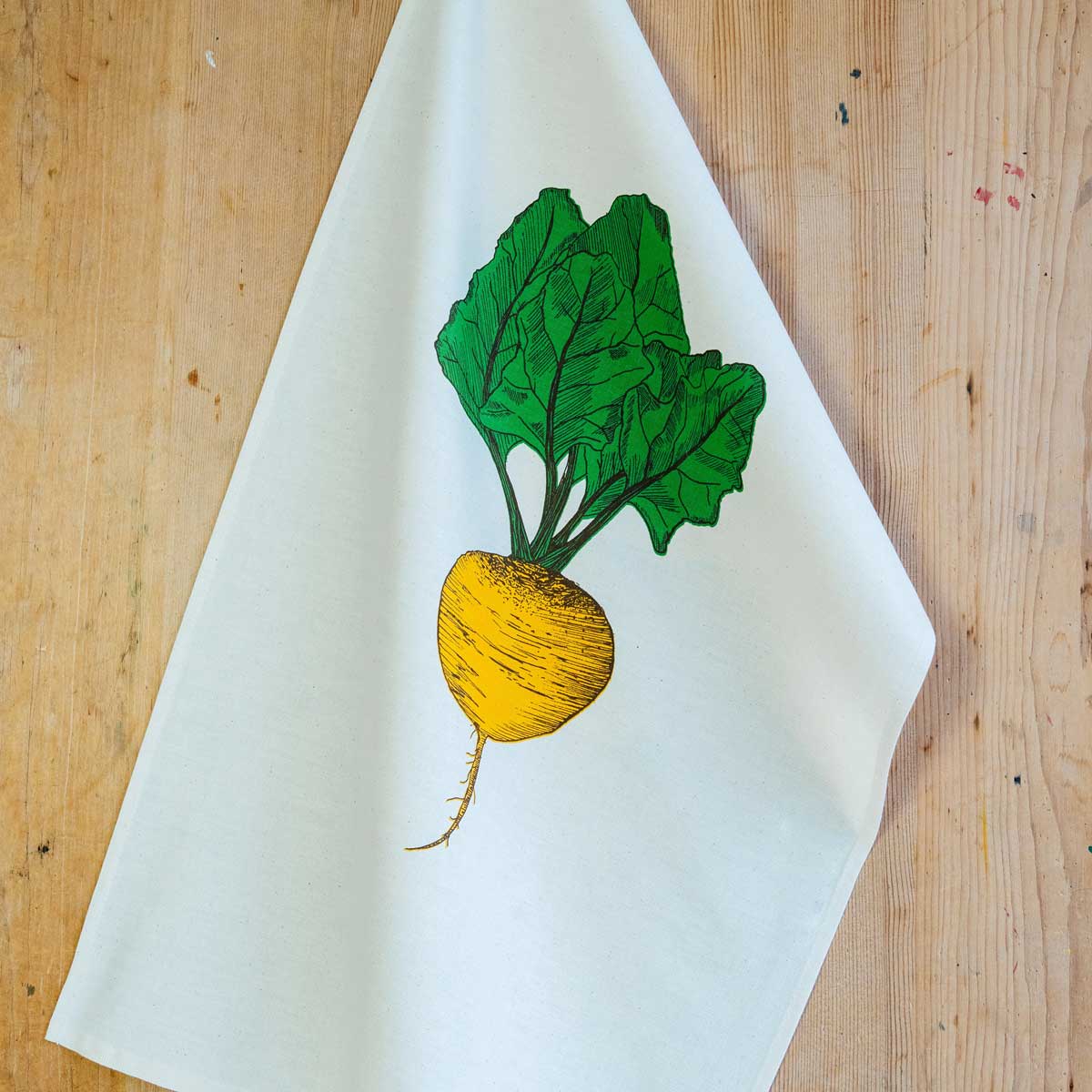 Golden Beetroot Tea Towel