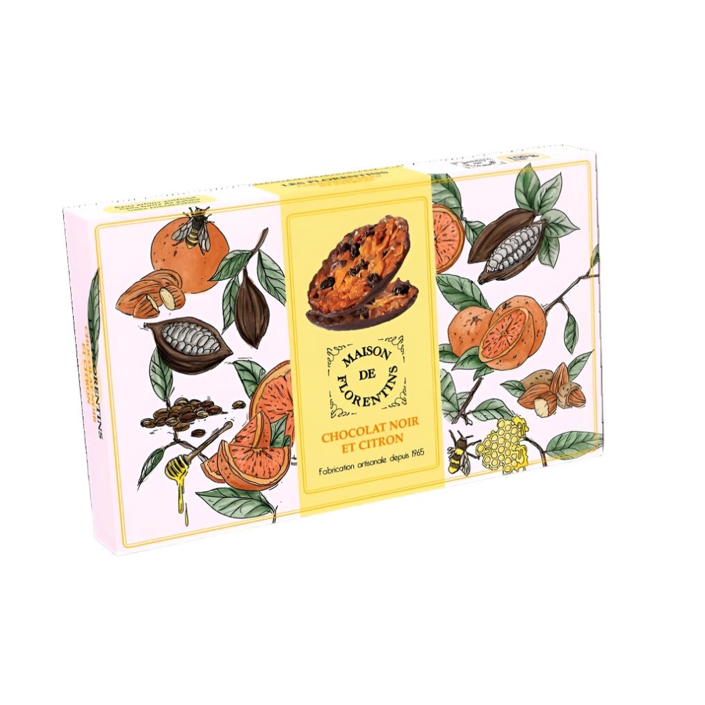 Gourmet Florentines, Lemon and Dark Chocolate