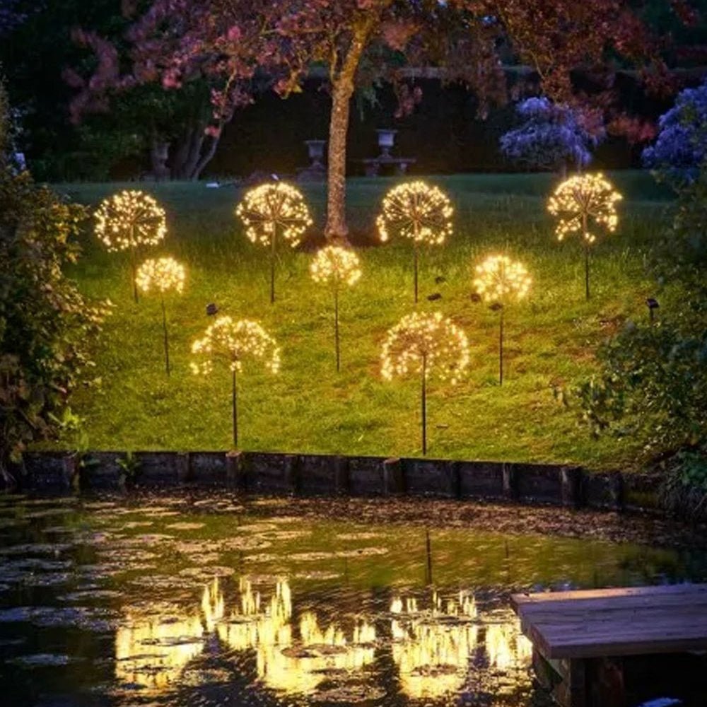 Solar Powered Dandelion Light 45cm Green,35cm Green