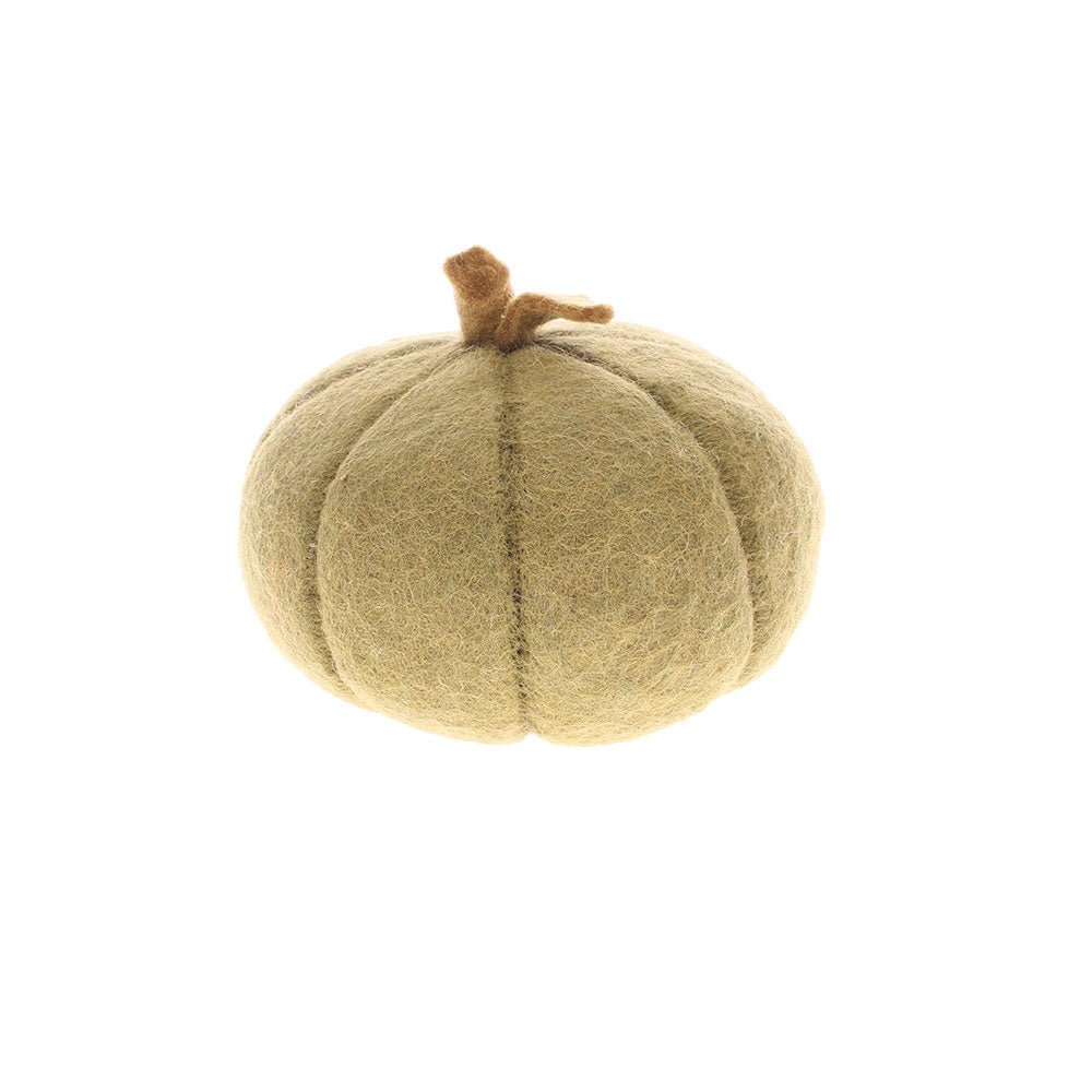 Green Felt Pumpkin