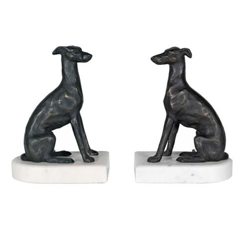 Greyhound Bookends