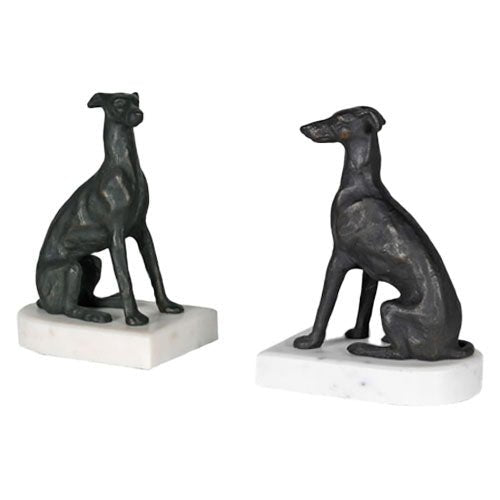 Greyhound Bookends