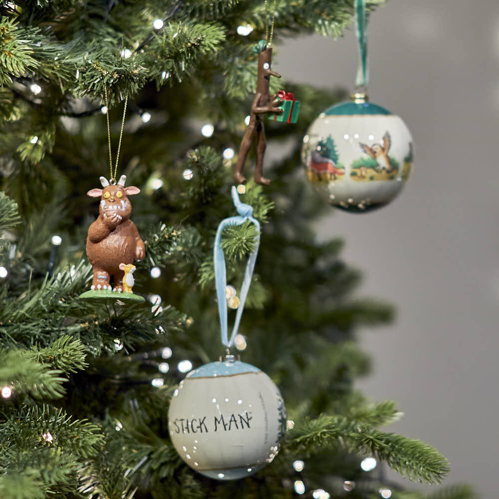 Gruffalo & Mouse Tree Decoration - Angela Reed - Christmas Decorations