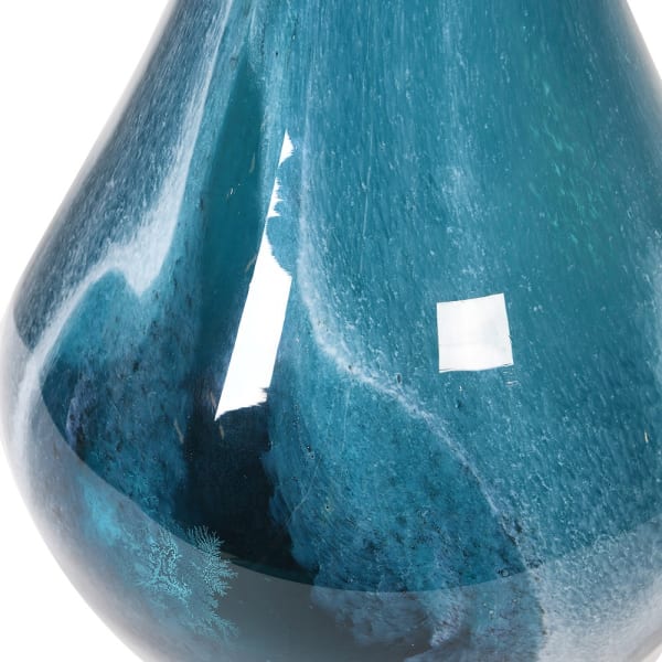 Hand Blown Mountain Shadow Vase