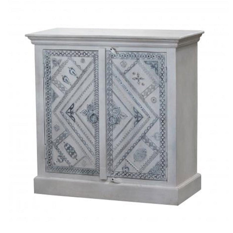 Hand Carved Indian Sideboard