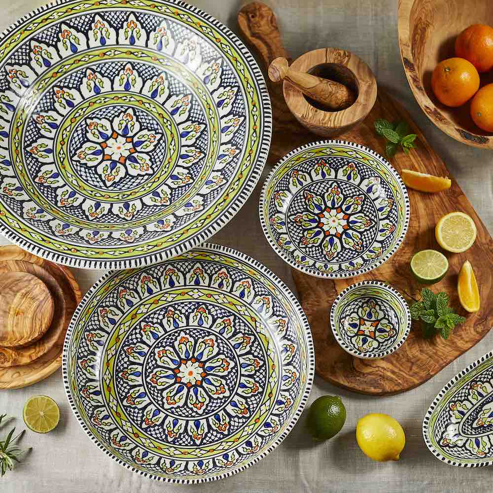 Hand Made Ceramic Dip Bowl, Pistachio