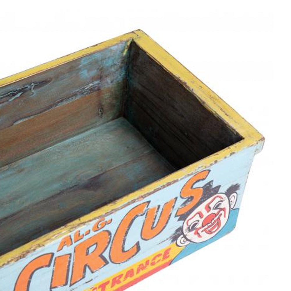 Hand Painted Wooden Circus Box
