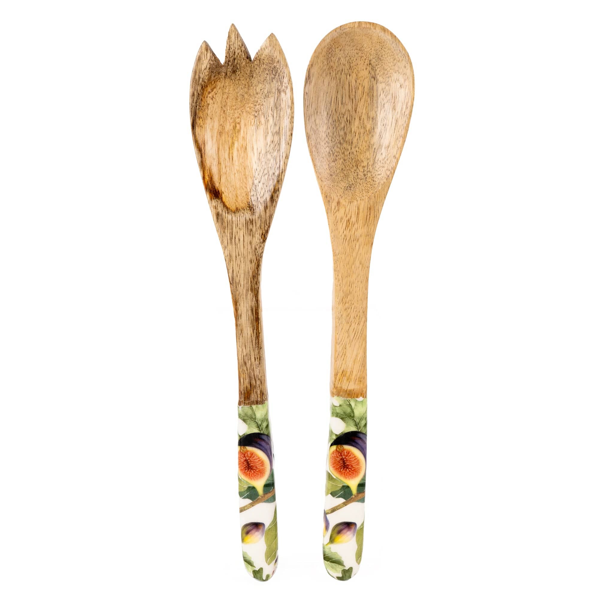 Handcrafted Salad Servers, Figs