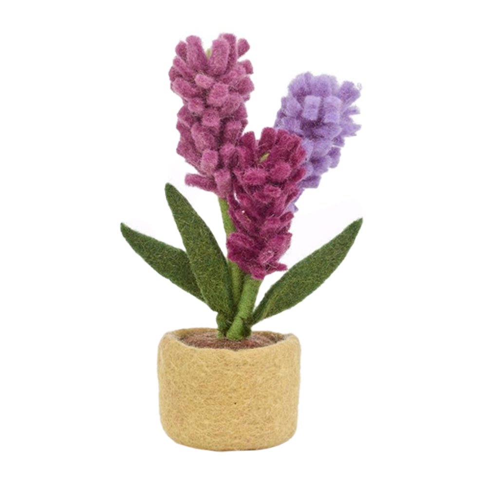 Handmade Felt Potted Lavender Plant