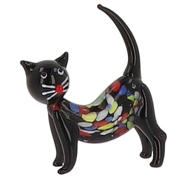 Handmade Glass Cat - Angela Reed -