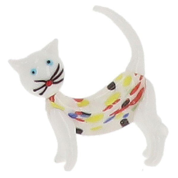 Handmade Glass Cat - Angela Reed -