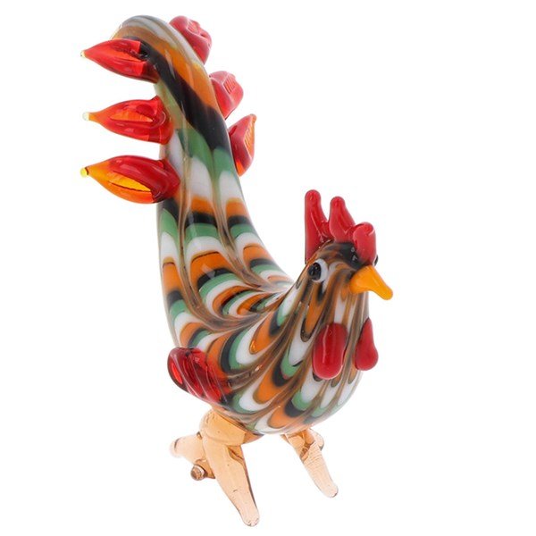 Handmade Glass Cockerel - Angela Reed -