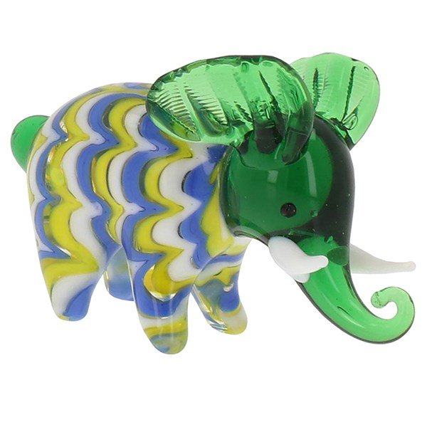 Handmade Glass Elephant - Angela Reed -
