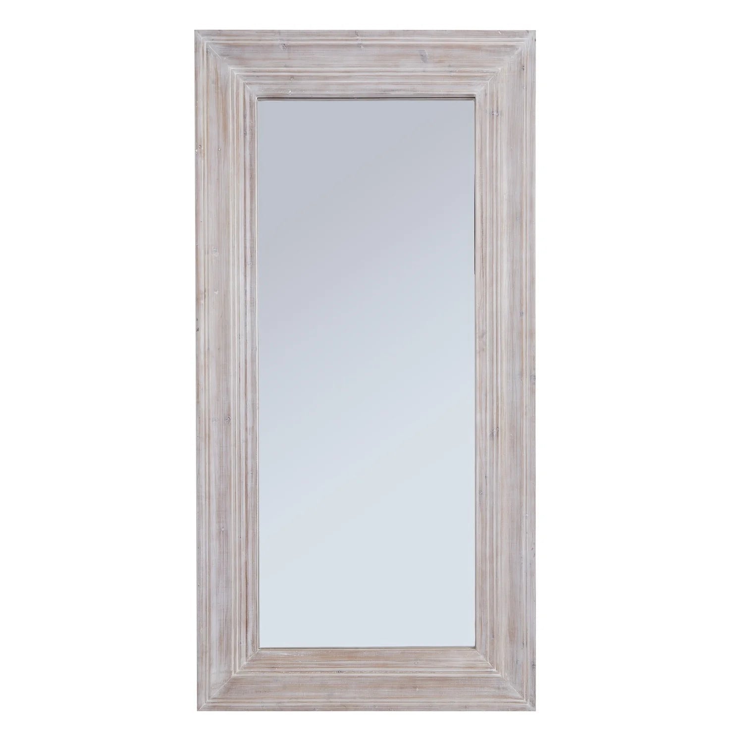 Harewood White Washed Large Mirror - Angela Reed -