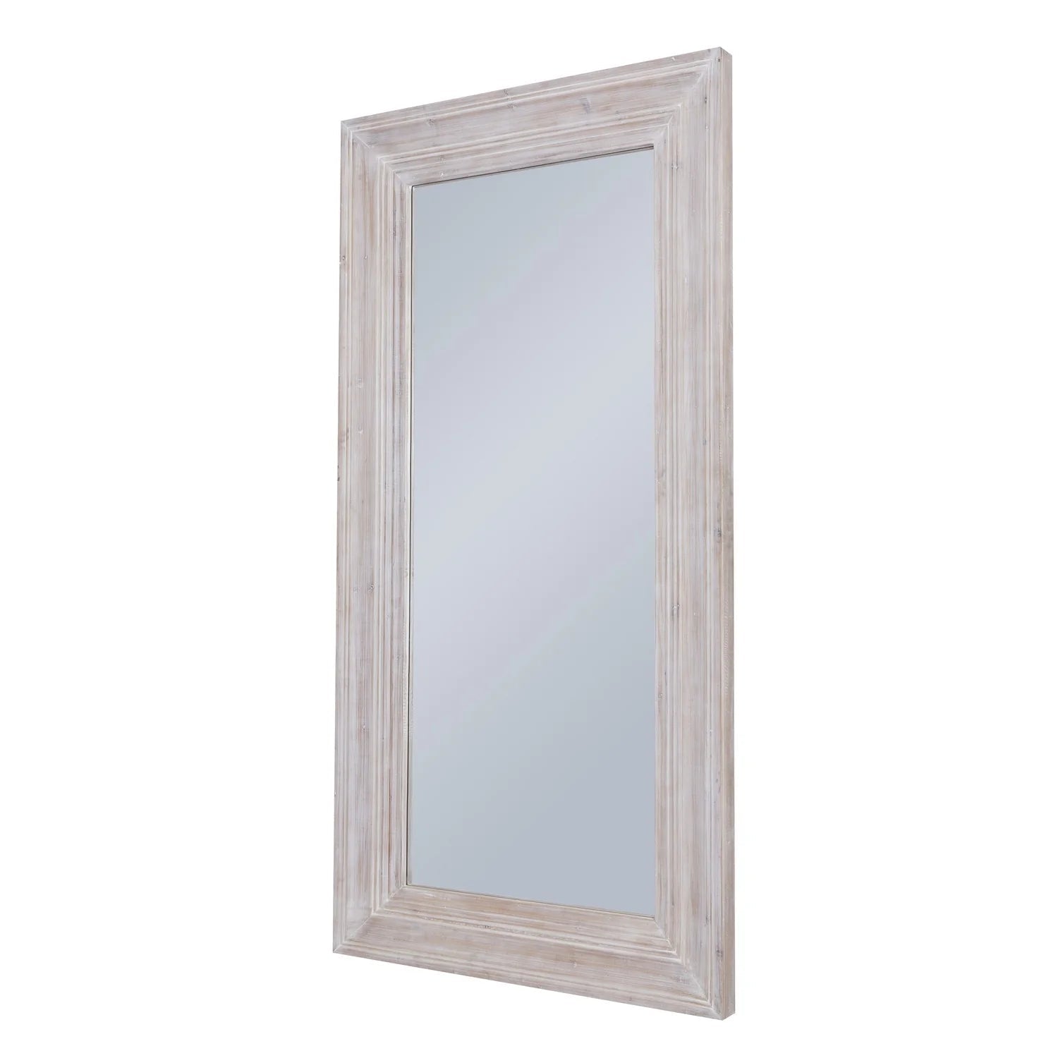 Harewood White Washed Large Mirror - Angela Reed -