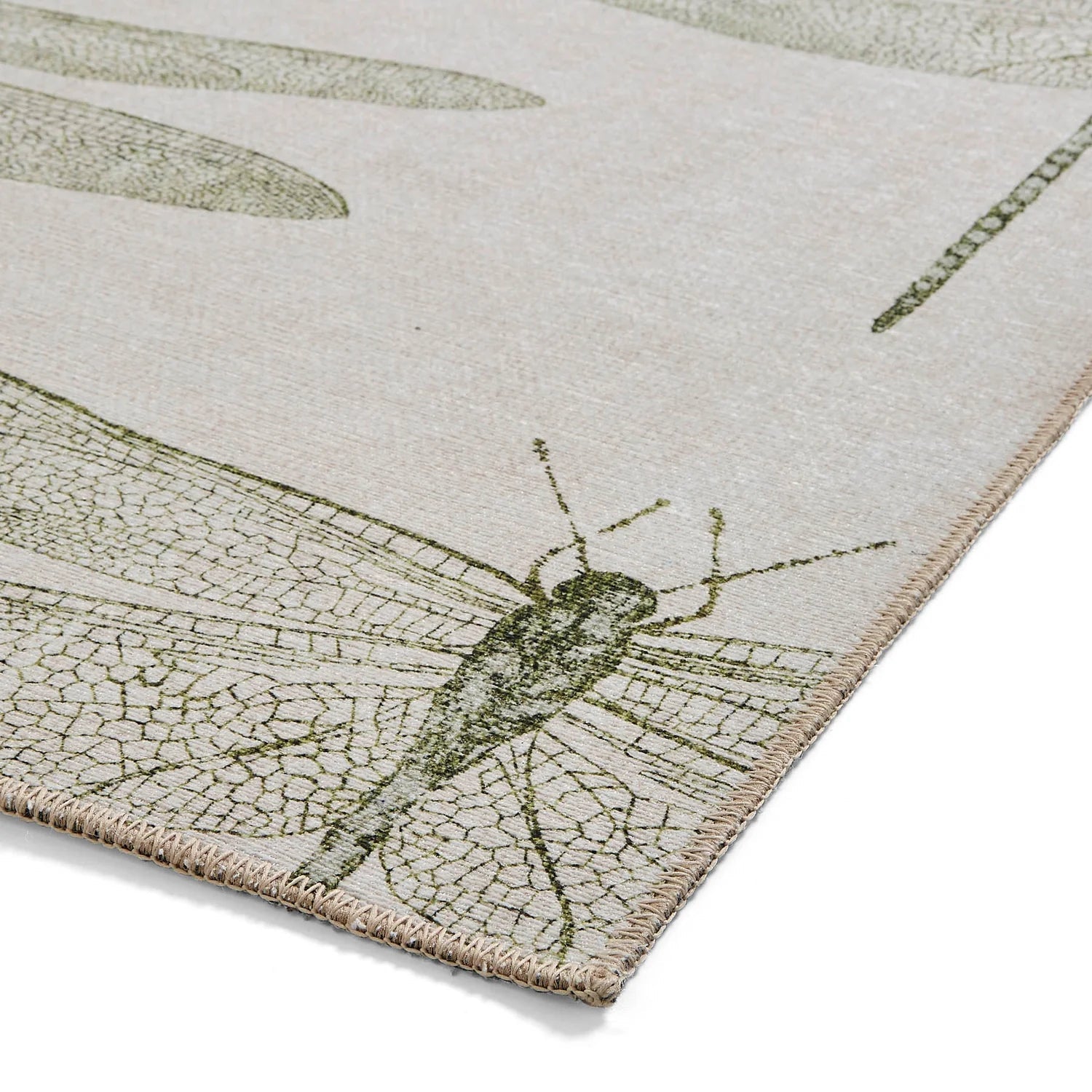 Harlequin Demoiselle Washable Rug, Fern 76 x 150cm,120 x 170cm,152 x 230cm,185 x 290cm,61 x 230cm