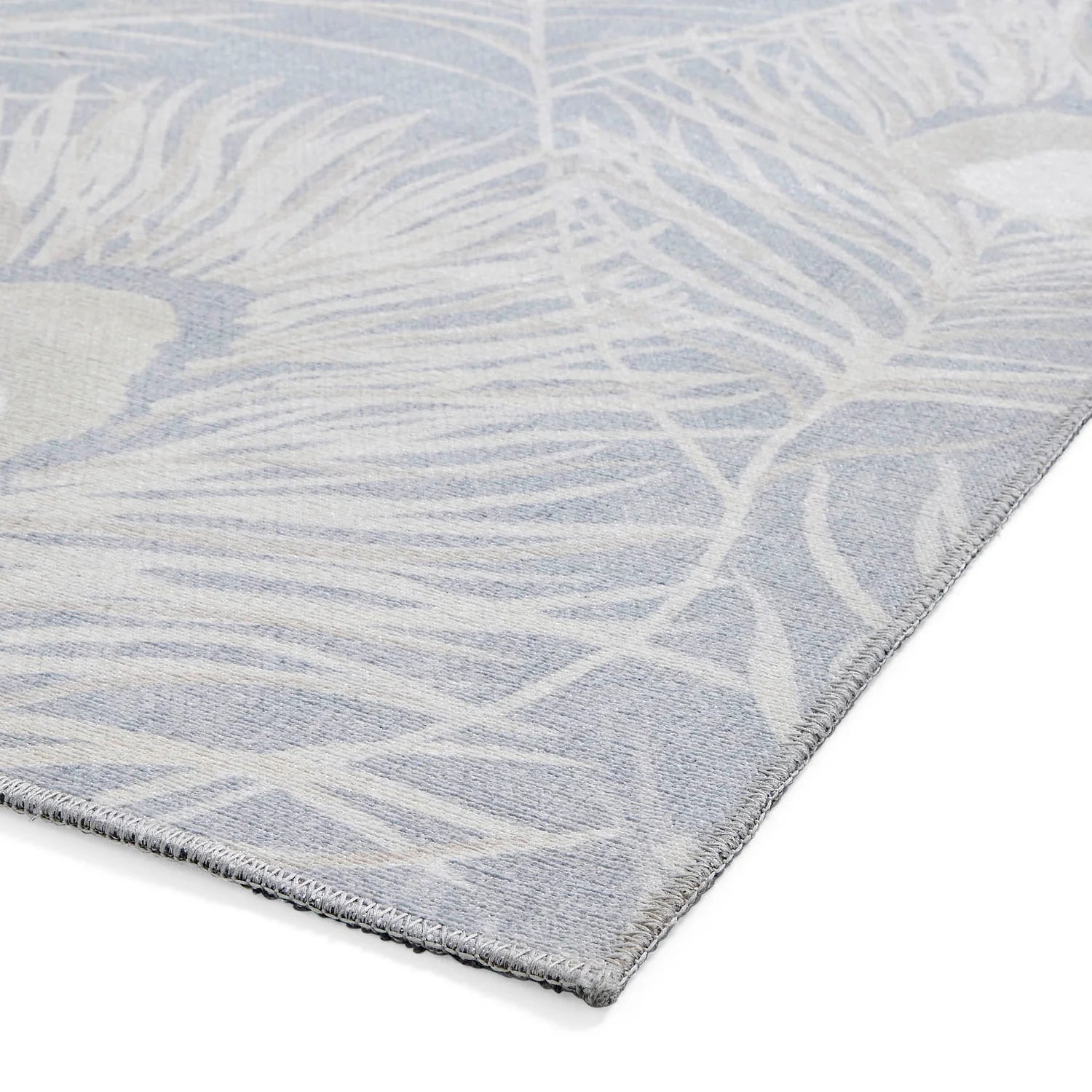 Harlequin Orlena Washable Rug, Powder Blue 76 x 150cm,120 x 170cm,152 x 230cm,185 x 290cm,61 x 230cm