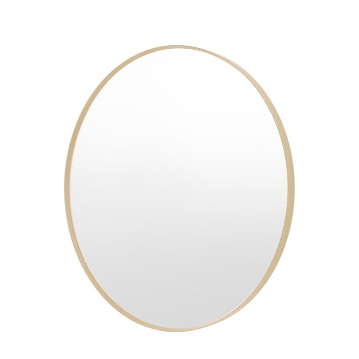 Holworth Large Round Mirror, Gold