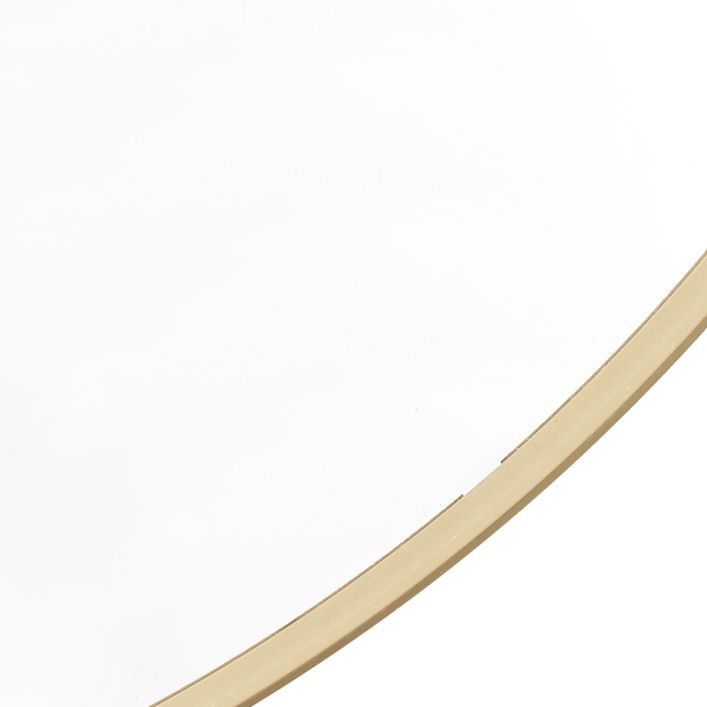 Holworth Small Round Mirror, Gold