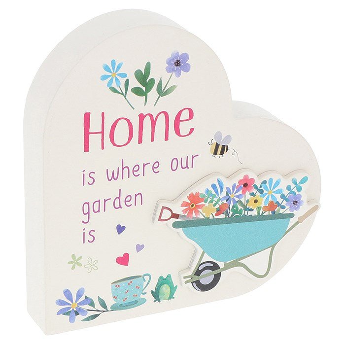 Home is Where our Garden is Sign