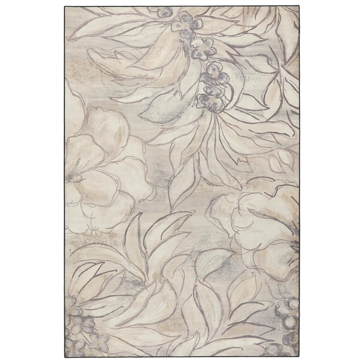 Hug Rug Eco-Washable Art Floral Rug 120 x 185cm,160 x 230cm,185 x 275cm,75 x 220cm