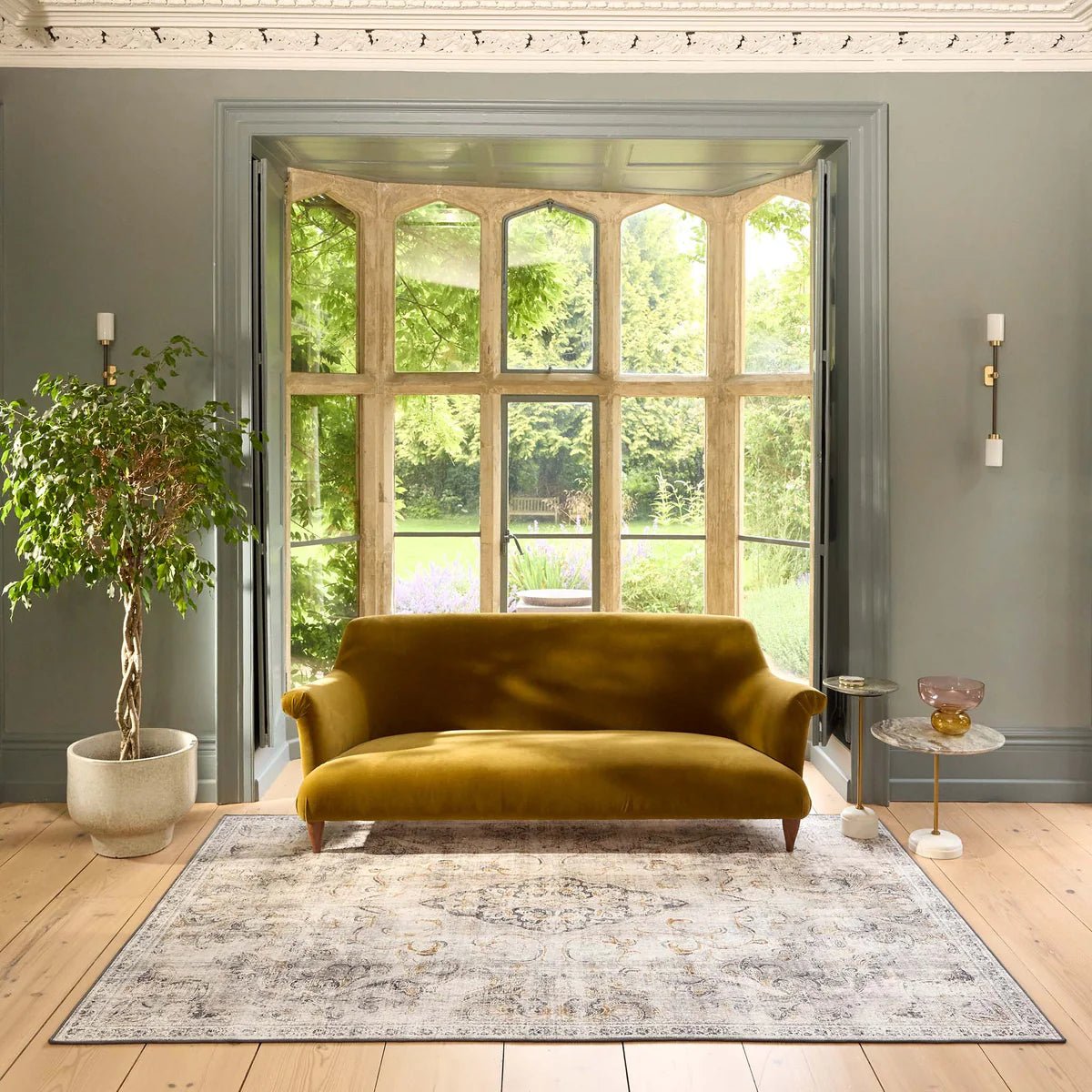 Hug Rug Eco-Washable Baroque Rug 120 x 185cm,160 x 230cm,185 x 275cm,75 x 220cm