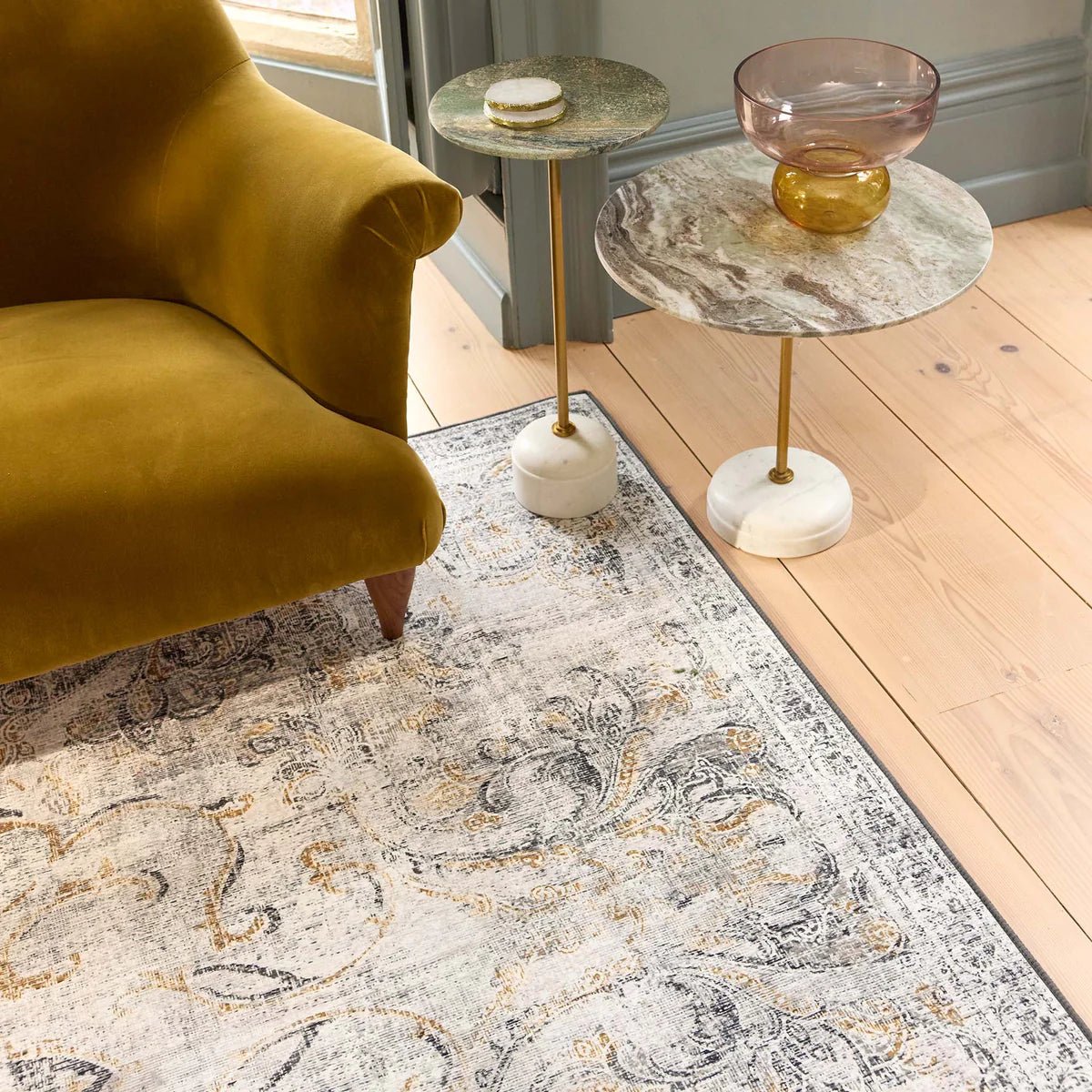 Hug Rug Eco-Washable Baroque Rug 120 x 185cm,160 x 230cm,185 x 275cm,75 x 220cm