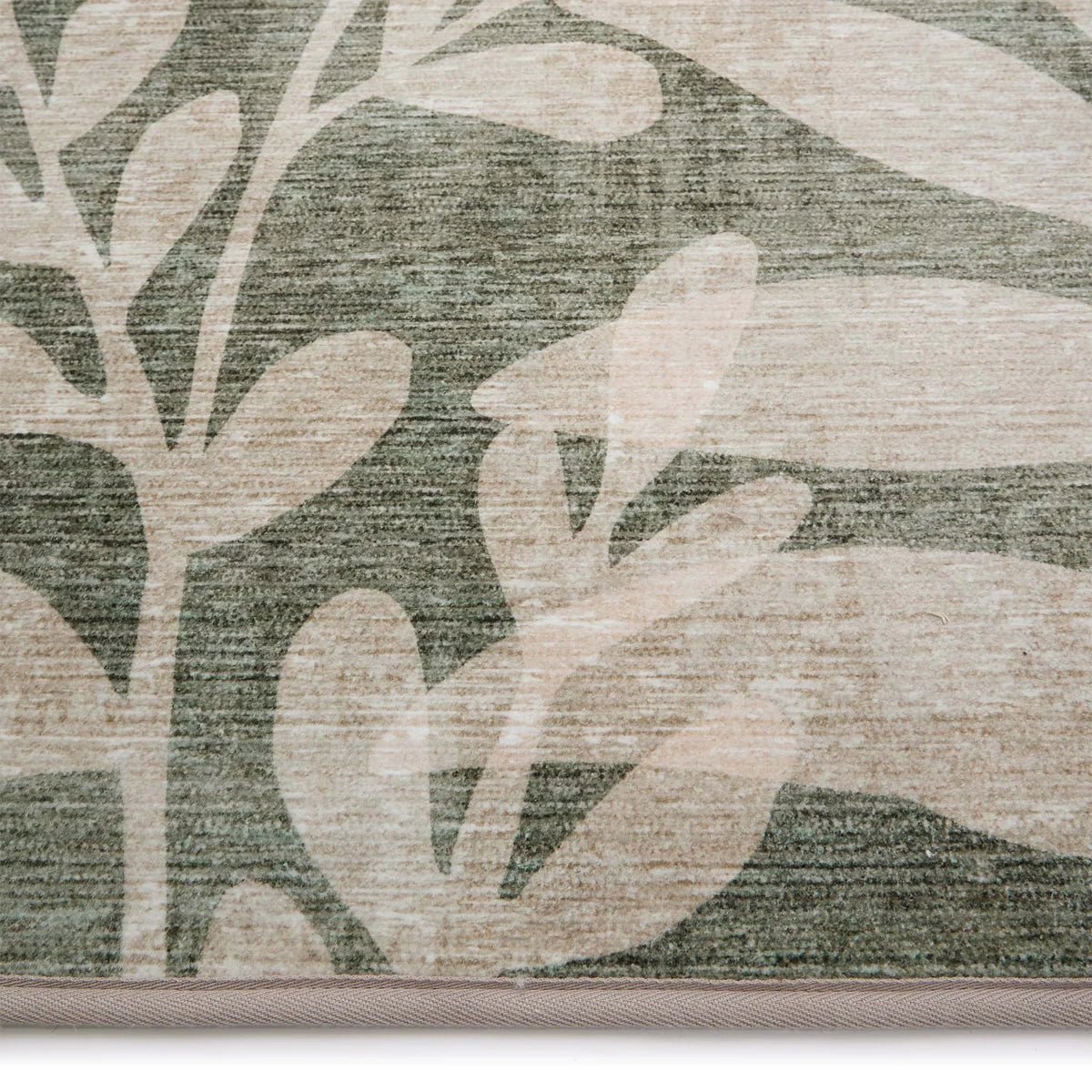 Hug Rug Eco - Washable Eden Leaves Green Rug - Angela Reed -