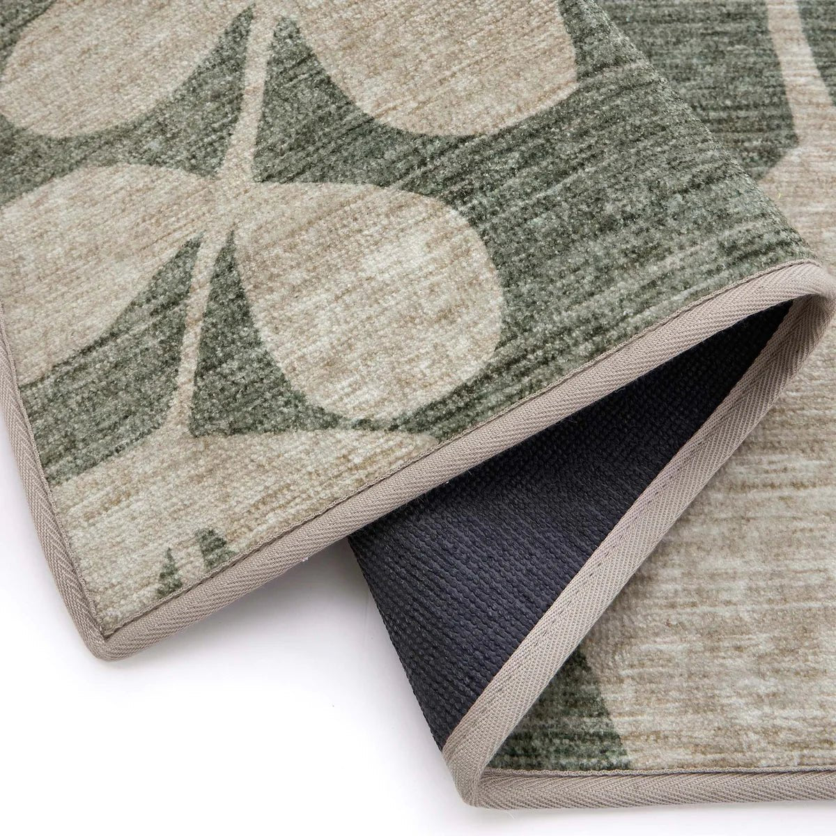 Hug Rug Eco - Washable Eden Leaves Green Rug - Angela Reed -