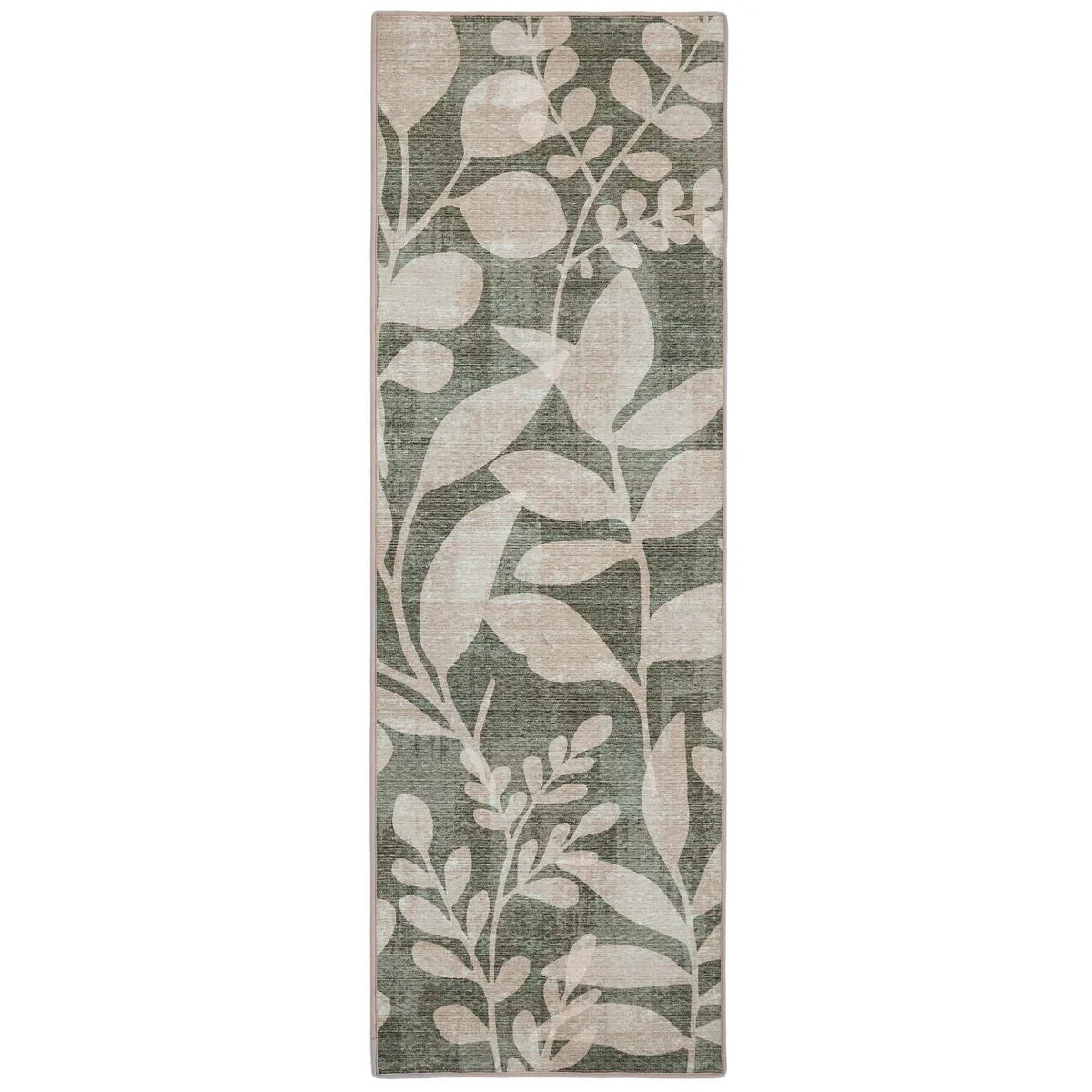 Hug Rug Eco - Washable Eden Leaves Green Rug - Angela Reed -
