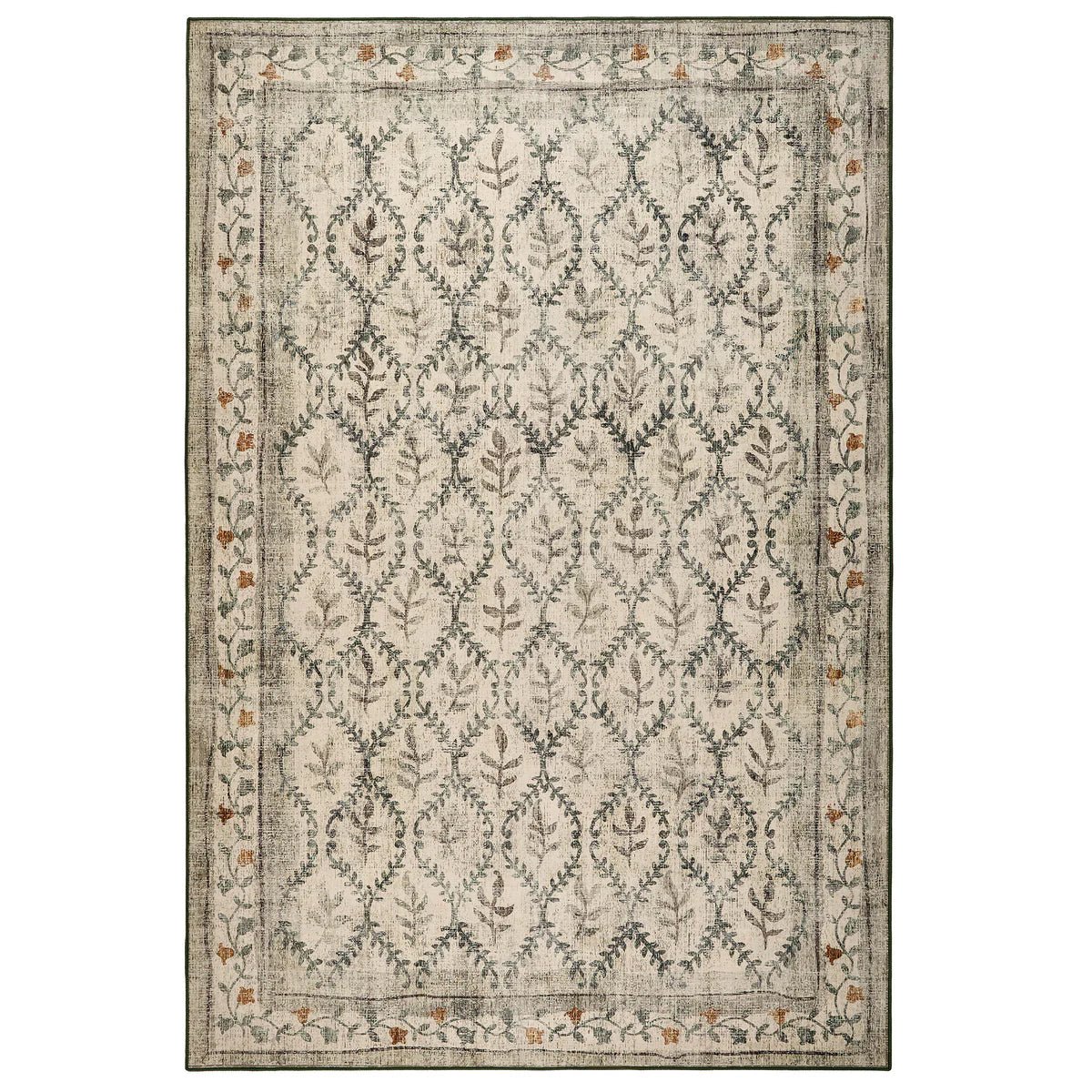 Hug Rug Eco-Washable English Garden Rug 120 x 185cm,160 x 230cm,185 x 275cm,75 x 220cm