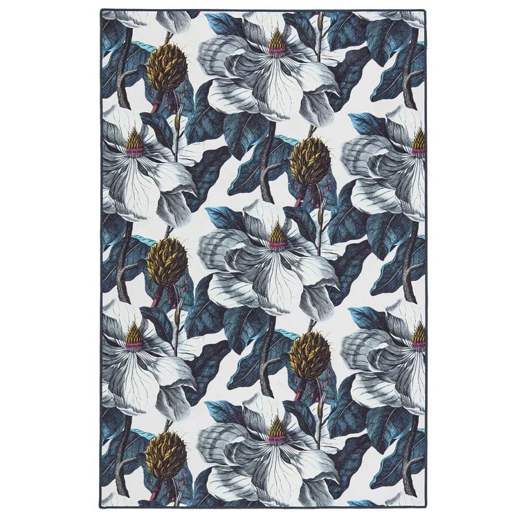 Hug Rug Eco-Washable Magnolia Garden Rug 120 x 185cm,160 x 230cm,185 x 275cm,75 x 220cm