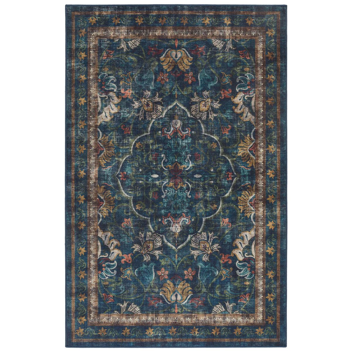 Hug Rug Eco-Washable Midnight Paisley Rug 120 x 185cm,160 x 230cm,185 x 275cm,75 x 220cm