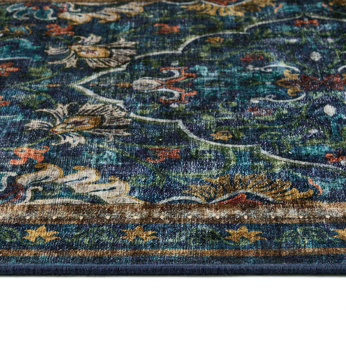 Hug Rug Eco-Washable Midnight Paisley Rug 120 x 185cm,160 x 230cm,185 x 275cm,75 x 220cm