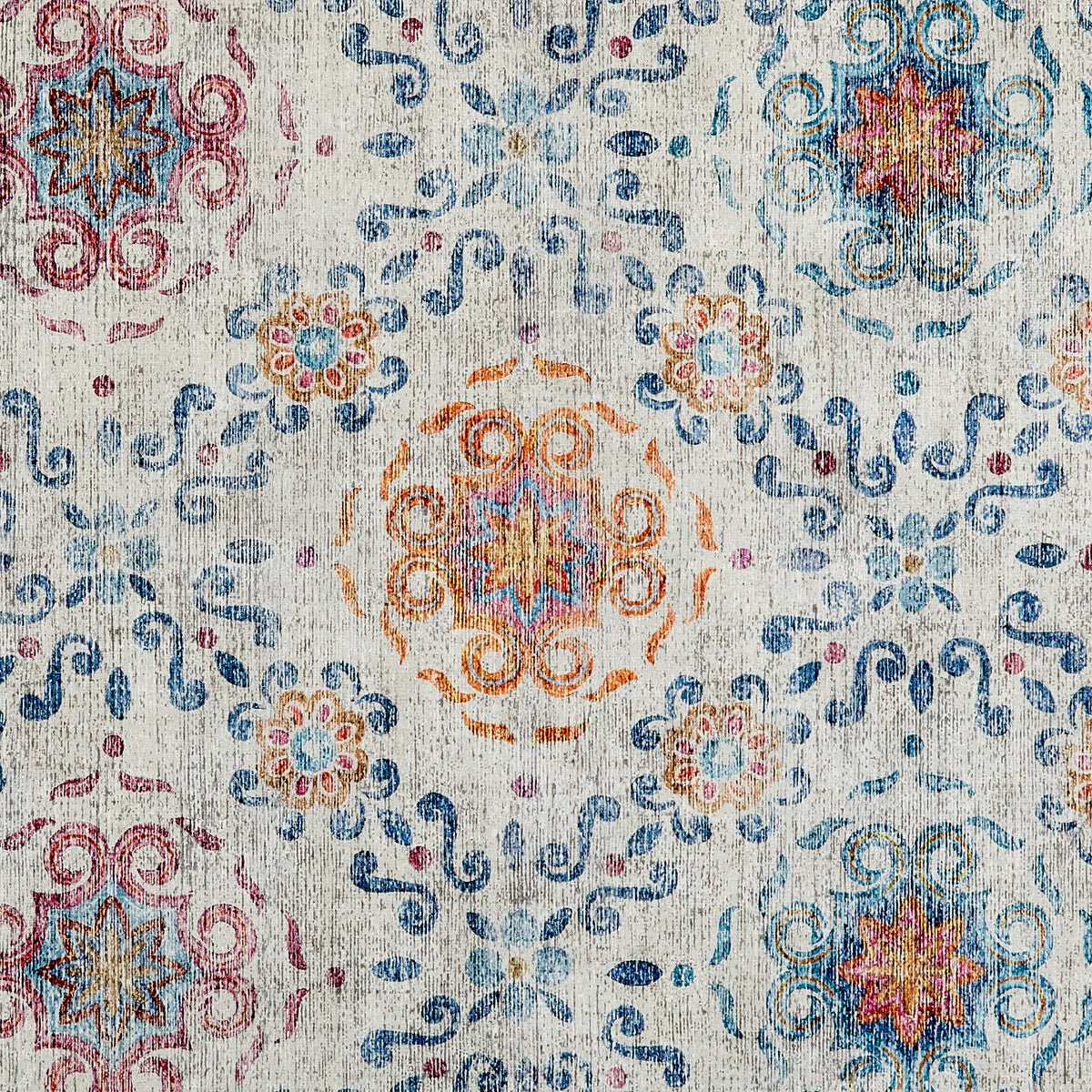 Hug Rug Eco-Washable Modern Damask Rug 120 x 185cm,160 x 230cm,185 x 275cm,75 x 220cm