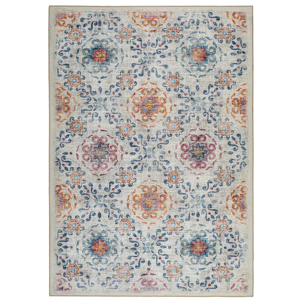 Hug Rug Eco-Washable Modern Damask Rug 120 x 185cm,160 x 230cm,185 x 275cm,75 x 220cm