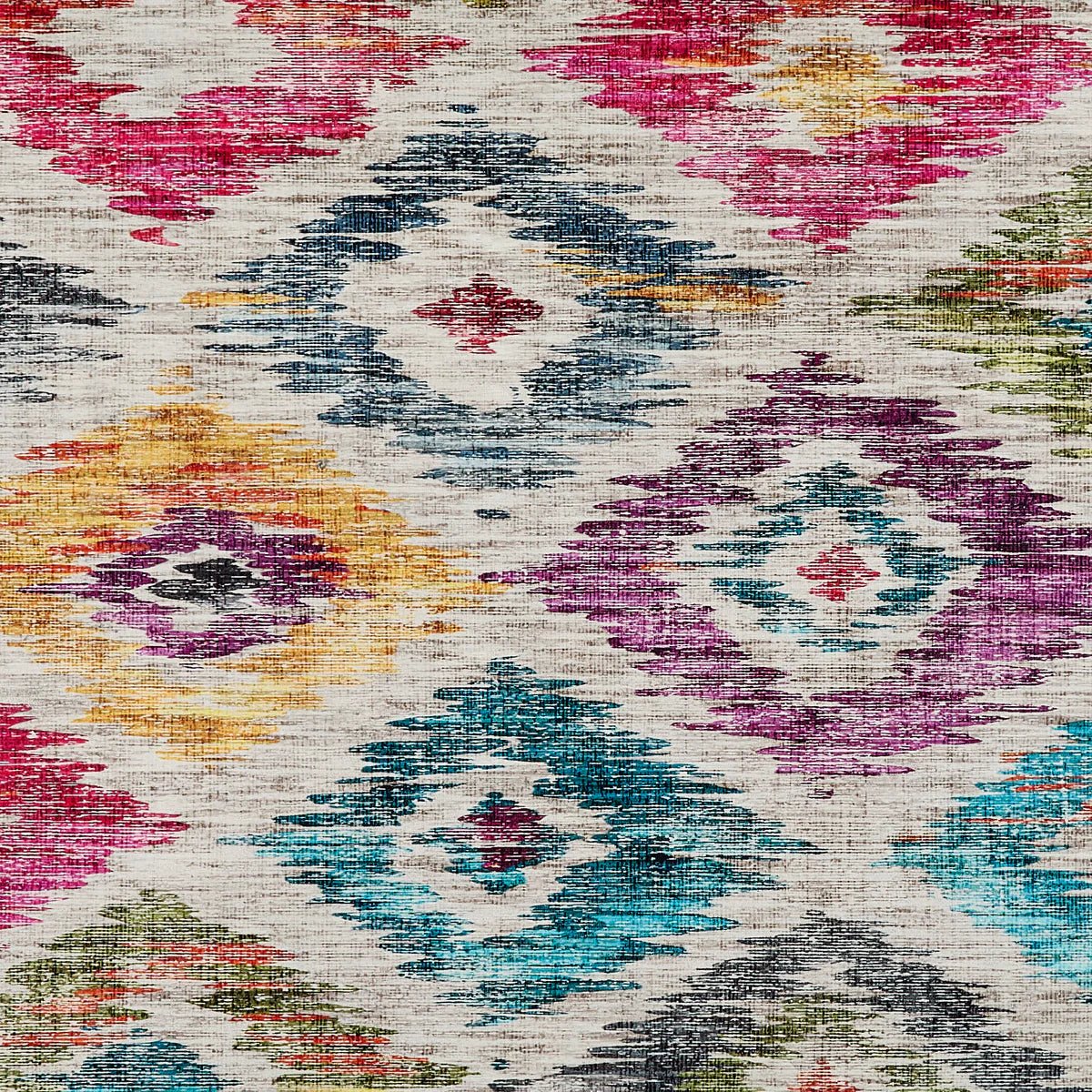 Hug Rug Eco-Washable Painted Ikat Rug 120 x 185cm,160 x 230cm,185 x 275cm,75 x 220cm