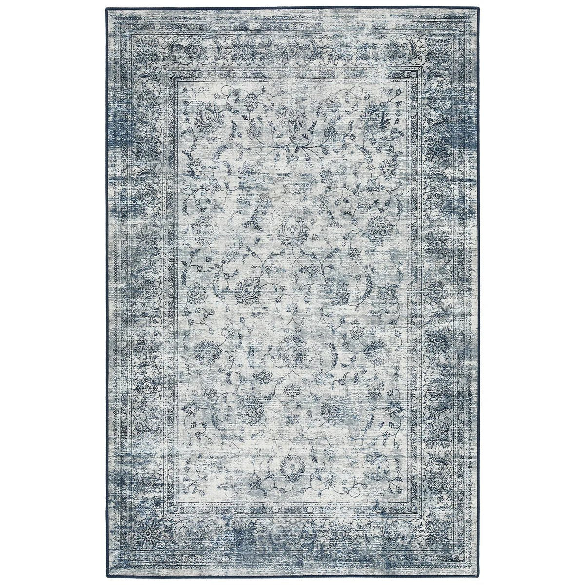 Hug Rug Eco-Washable Vintage Imperial Grey Rug 120 x 185cm,160 x 230cm,185 x 275cm,75 x 220cm
