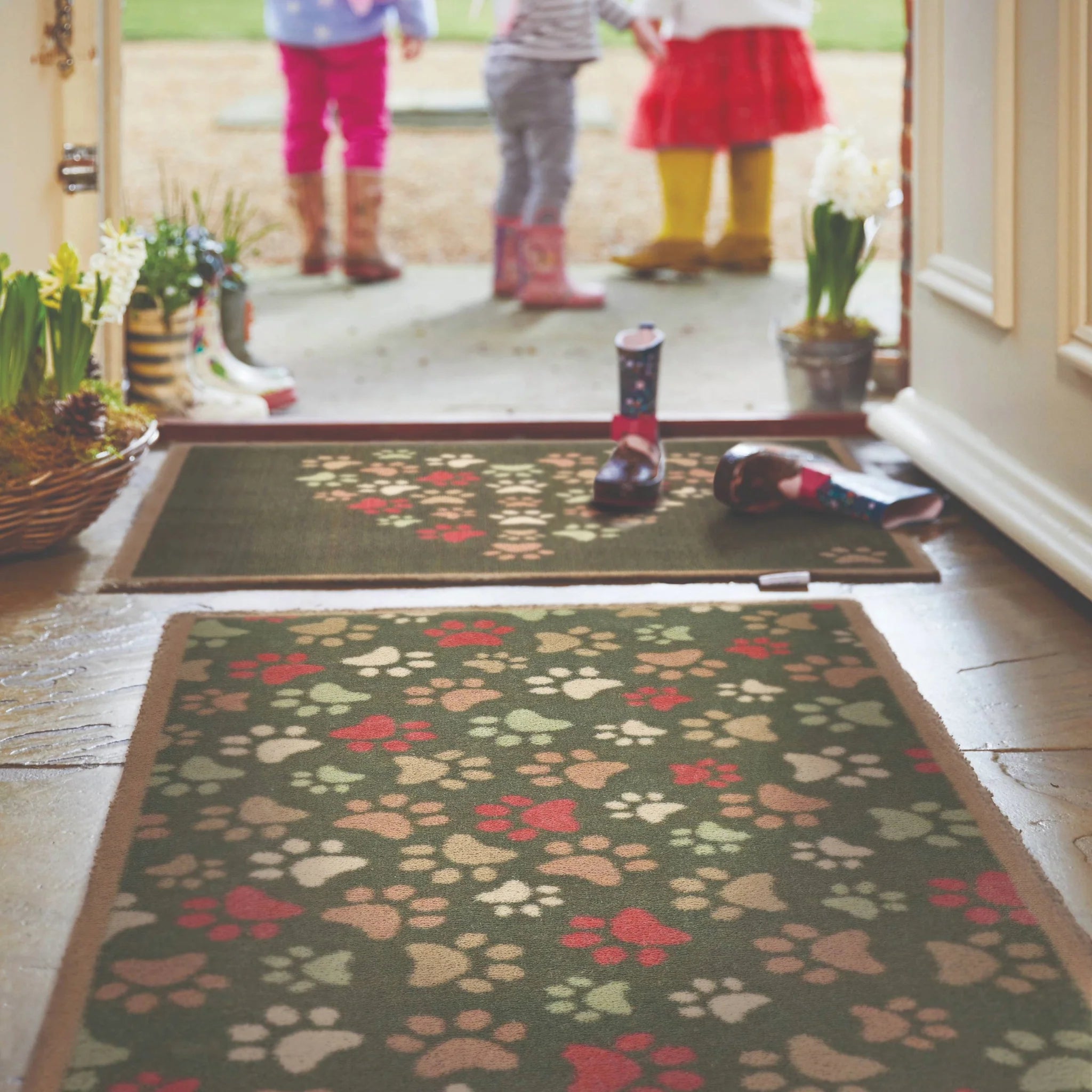 Hug Rug, Paws for Love Door Mat