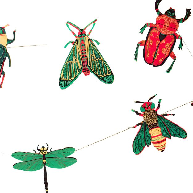 Insects Paper Garland