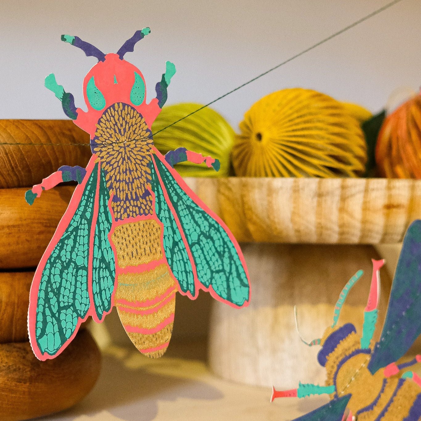 Insects Paper Garland