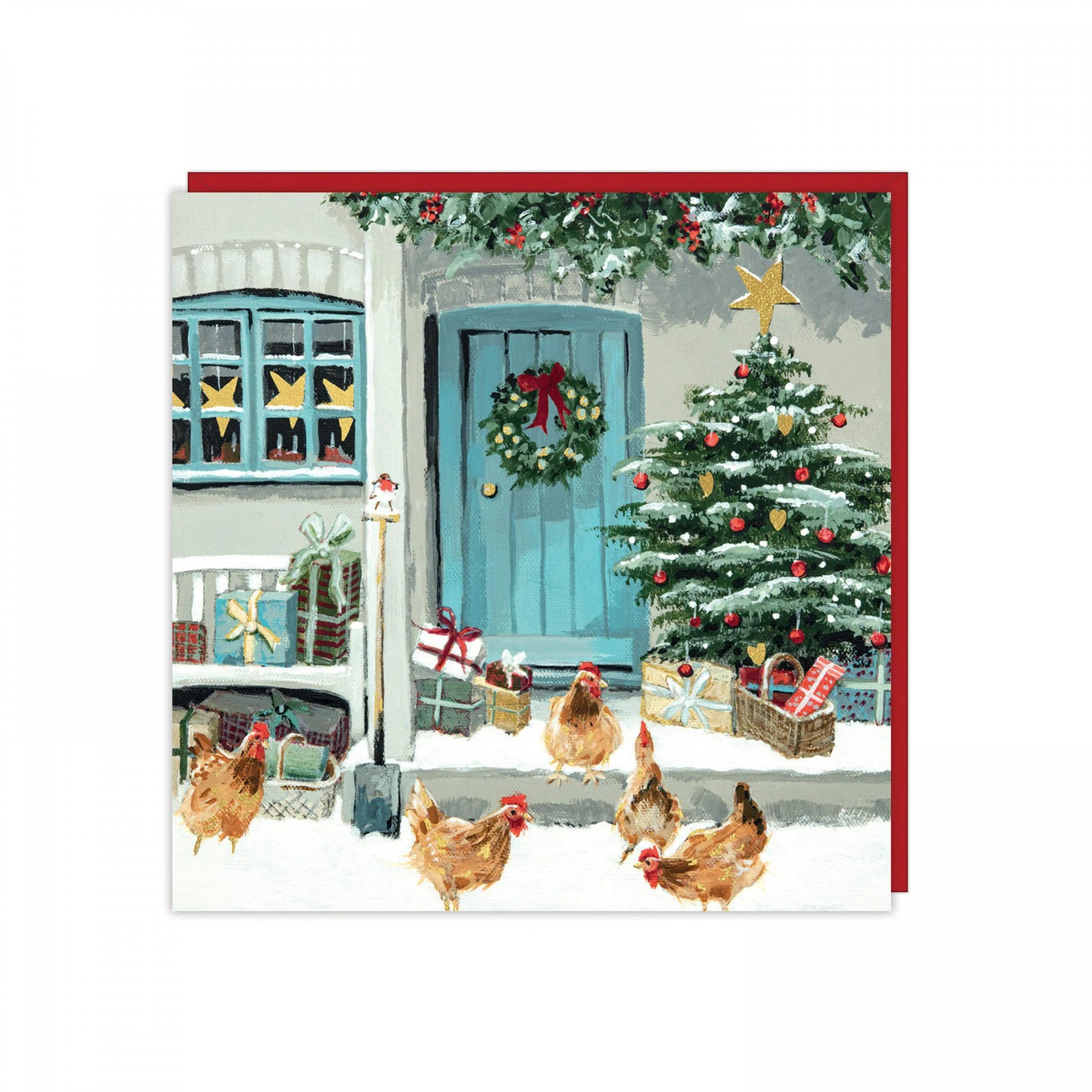 Jolly Welcome, Pack of 6 Charity Christmas Cards