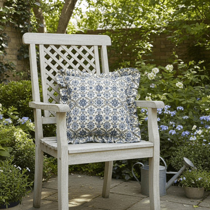 Kelmscott Ruffle Square Cushion