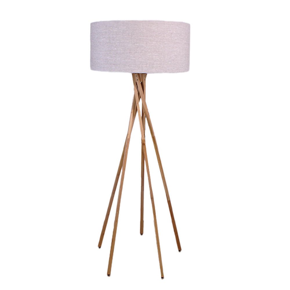 Kilimanjaro Floor Lamp with Linen shade